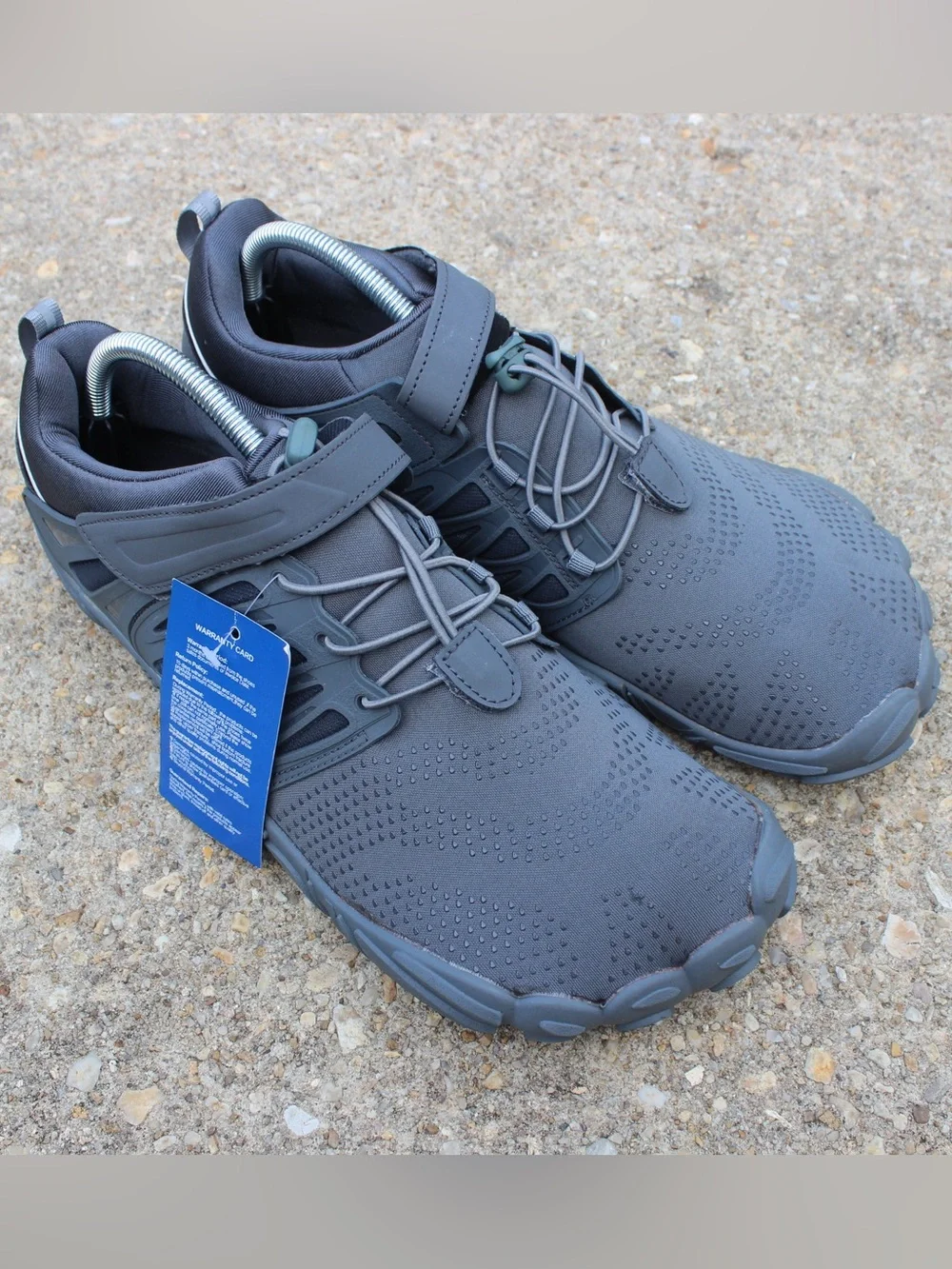 EVGLOW Barefoot Grey Trail Running Shoes Sz 46 (12-12.5)